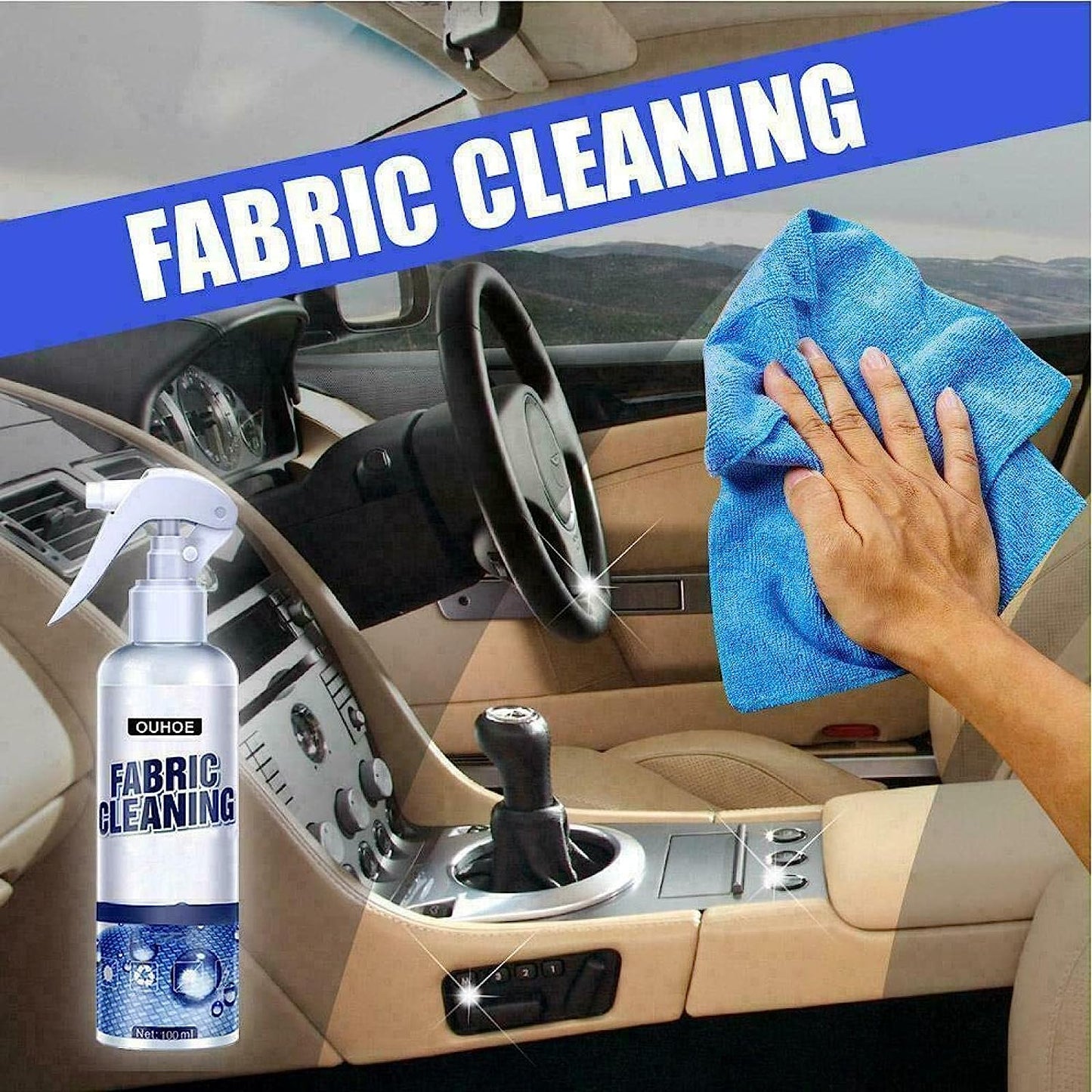 WATERLESS MAGIC FABRIC CLEANER  (BUY 1 GET 1 FREE)